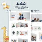 Debebe - Kids Fashion eCommerce WordPress Theme $4.49