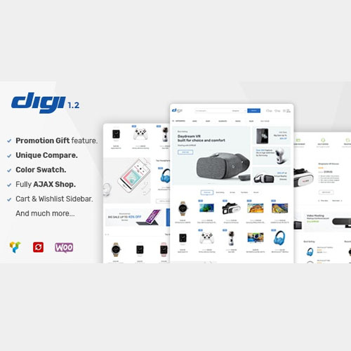Digi - Electronics Store WooCommerce Theme - Download $4.49
