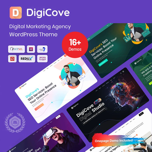 Digicove - Digital Marketing Agency WordPress Theme - Download $4.49