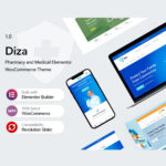 Diza - Pharmacy Store Elementor WooCommerce Theme - Download $4.49