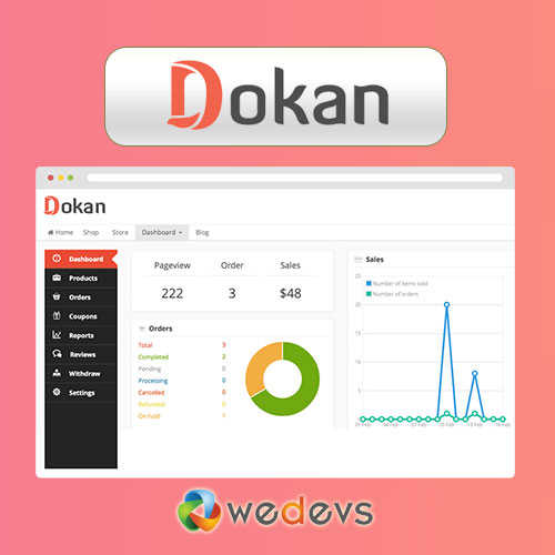 Dokan Pro WordPress Plugin - Download $4.49