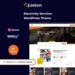 Easton - Electricity Services WordPress Theme - Download $4.49
