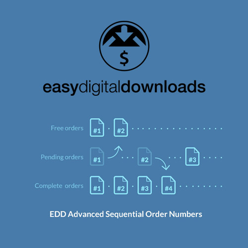 Easy Digital Downloads Advanced Sequential Order Numbers - Download $4.49
