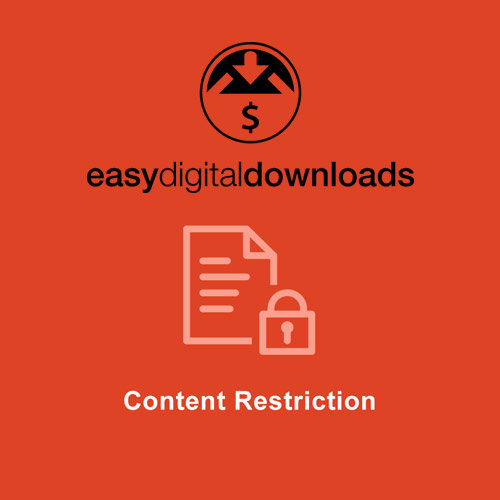 Easy Digital Downloads Content Restriction - Download $4.49
