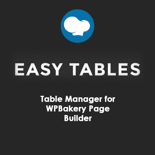 Easy Tables - Table Manager for WPBakery Page Builder - Download $4.49