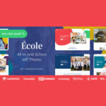 Ecole - Education & School WordPress Theme - Download $4.49
