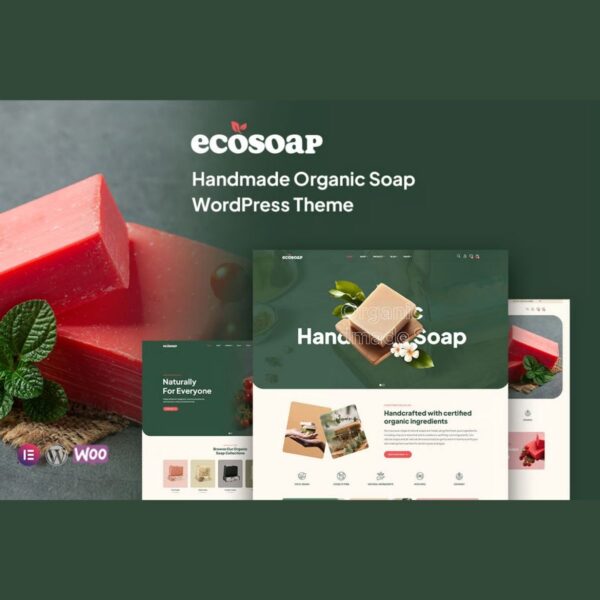 Ecosoap - Handmade Organic Soap WordPress Theme - Download $4.49