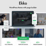 Ekko - Multi-Purpose WordPress Theme with Page Builder - Download $4.49