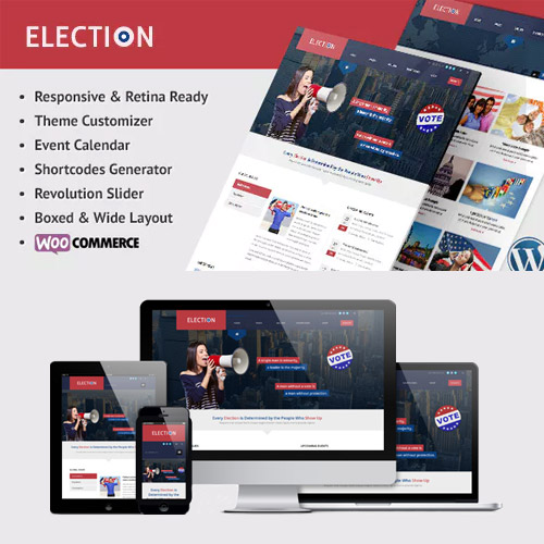 Election - Political WordPress Theme - Download $4.49 Election - Political WordPress Theme - Download $4.49
