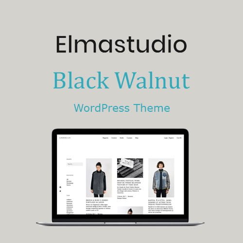 ElmaStudio Black Walnut WordPress Theme - Download $4.49 ElmaStudio Black Walnut WordPress Theme - Download $4.49