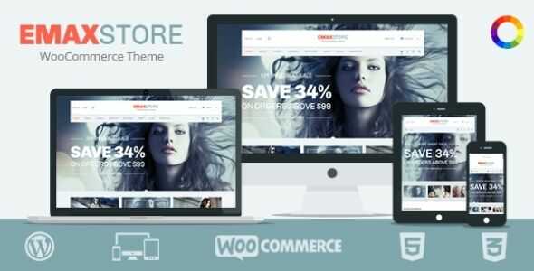 eMaxStore Theme GPL v1.4.912 – Multipurpose eCommerce WordPress Theme