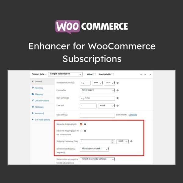 Enhancer for WooCommerce Subscriptions - Download $4.49