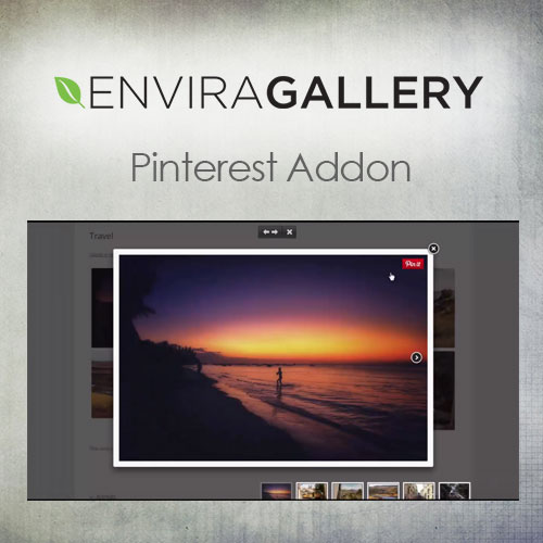 Envira Gallery - Pinterest Addon - Download $4.49