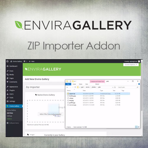 Envira Gallery - ZIP Importer Addon - Download $4.49