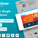 eShop Web eCommerce Single Vendor Website eCommerce Store Website