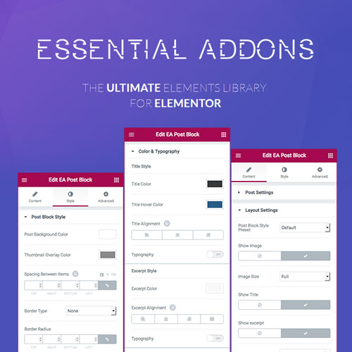 Essential Addons for Elementor - Pro - Download $4.49