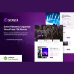 Evenizer – Event Planner & Organizer Gutenverse FSE WordPress Theme $4.49
