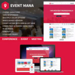 Event Management WordPress Theme - Download $4.49