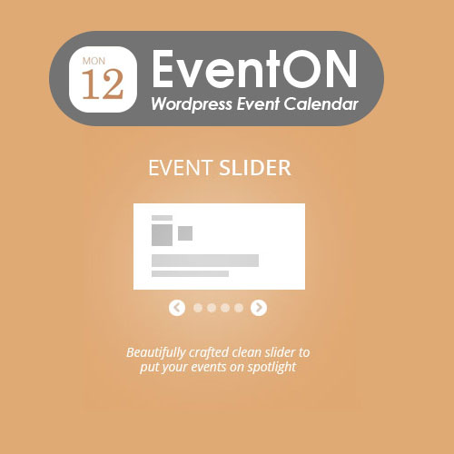 EventOn Slider Addon - Download $4.49