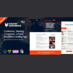 Eventry - Conference Meetup Landing Page WordPress Theme - Download $4.49