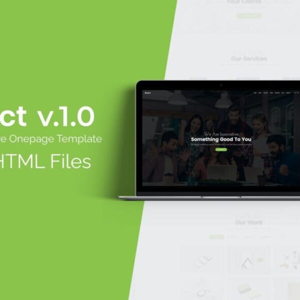 Exact – Multipurpose Responsive Onepage Template