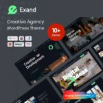 Exand - Creative Agency WordPress Theme $4.49