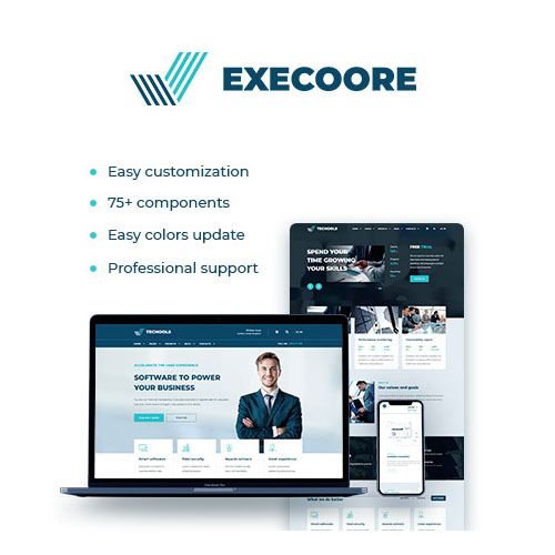 Execoore - Technology And Fintech Theme - Download $4.49