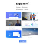 Exponent - Modern Multi-Purpose Business WordPress theme - Download $4.49