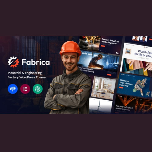 Fabrica - Industrial & Engineering Factory Theme - Download $4.49