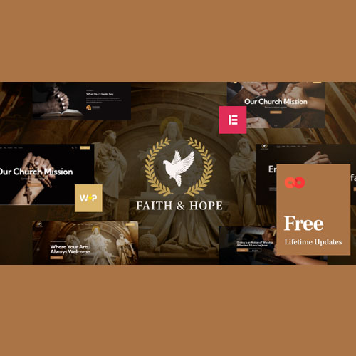 Faith & Hope | Church & Religion Non-Profit WordPress Theme - Download $4.49