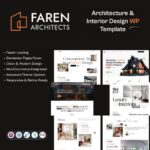Faren - Architecture and Interior Design WordPress Theme $4.49