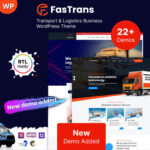 Fastrans - Logistics WordPress Theme - Download $4.49