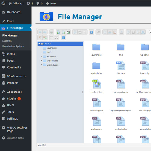 File Manager Plugin For Wordpress - Download $4.49
