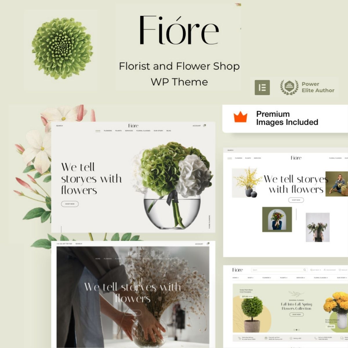 Fiore - Flower Shop Florist Ecommerce WordPress Theme - Download $4.49 Fiore - Flower Shop Florist Ecommerce WordPress Theme - Download $4.49