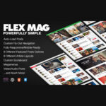Flex Mag - Responsive WordPress News Theme - Download $4.49