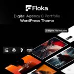 Floka - Digital Agency & Portfolio WordPress Theme $4.49