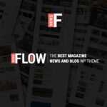 Flow News - Magazine and Blog WordPress Theme - Download $4.49