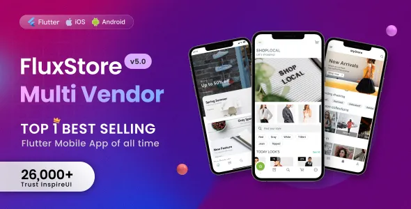 Fluxstore Multi Vendor – Flutter E-commerce Full App