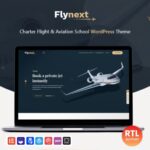 Flynext - Multipurpose Aviation WordPress Theme + RTL - Download $4.49