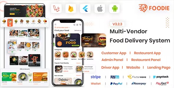 Foodie | UberEats Clone | Food Delivery App | Multiple Restaurant Food Delivery Flutter App Foodie | UberEats Clone | Food Delivery App | Multiple Restaurant Food Delivery Flutter App