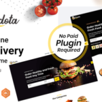 Foodota – Online Food Delivery WordPress Theme Download