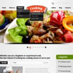 Free Cooking School WordPress Theme & Website Template