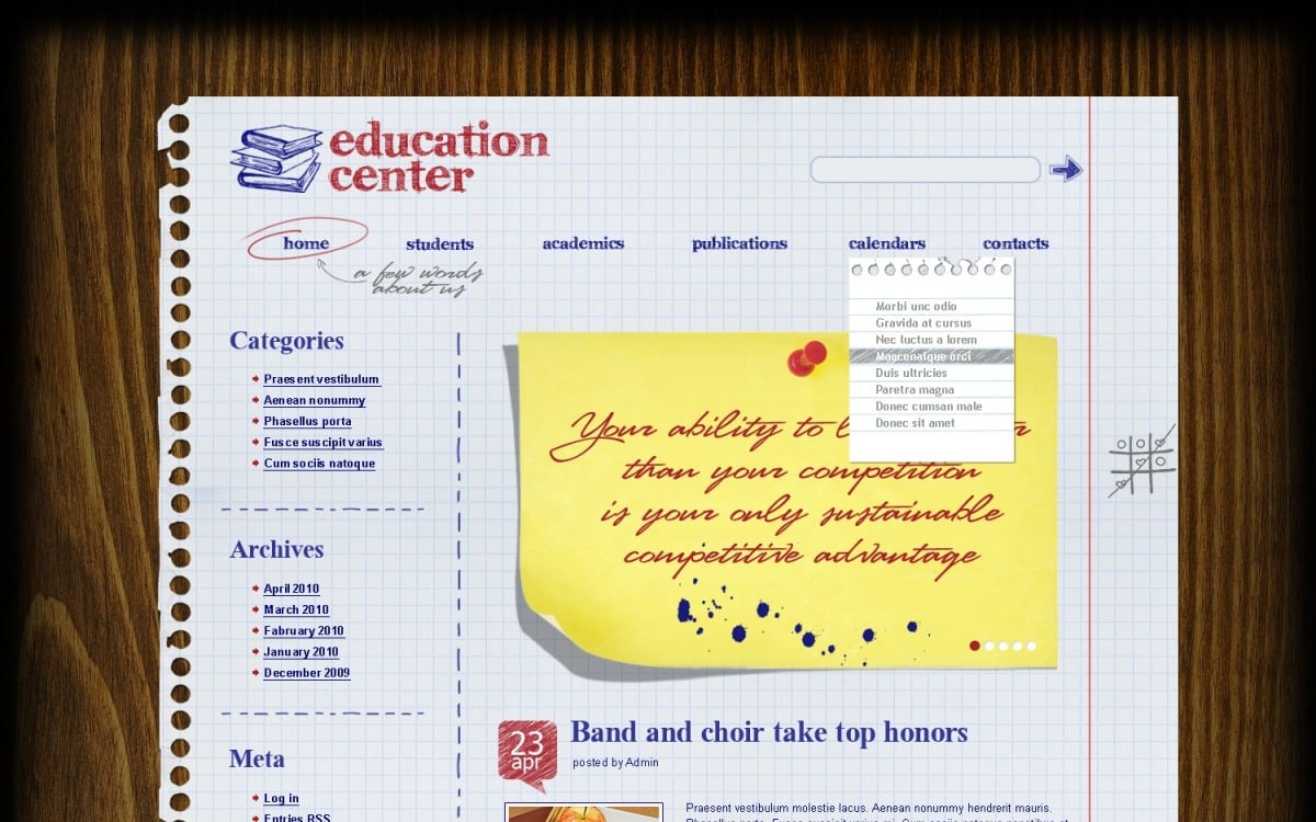 Free Education WordPress Theme & Website Template Free Education WordPress Theme & Website Template