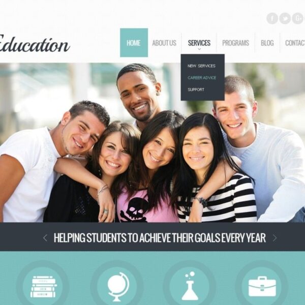 Free Pedagogy WordPress Theme & Website Template