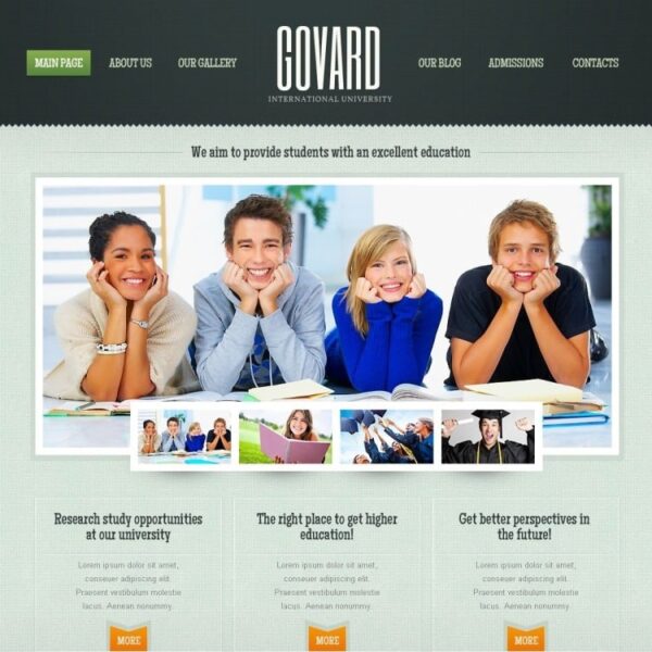 Free University Theme for WordPress