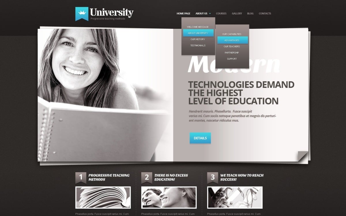 Free WordPress Theme for University & College Website Free WordPress Theme for University & College Website