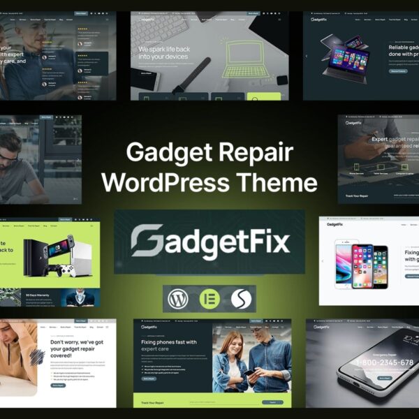 Gadgetfix - Phone and Gadget Repair Service WordPress Theme $4.49