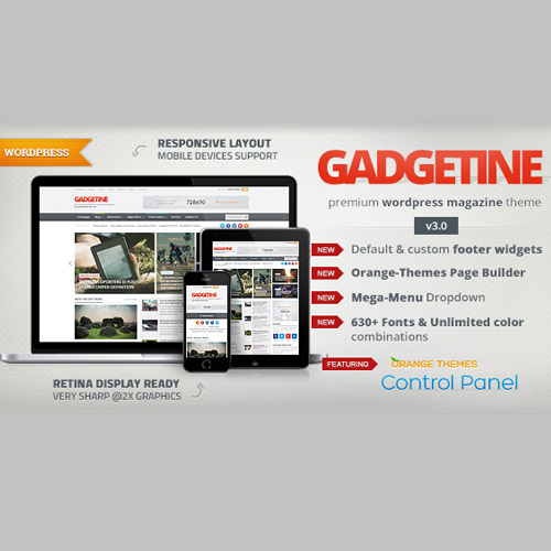 Gadgetine WordPress Theme for Premium Magazine - Download $4.49