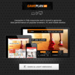 Gameplan - Event and Gym Fitness WordPress Theme - Download $4.49