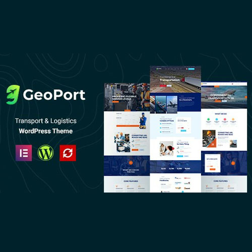 Geoport - Transport & Logistics WordPress Theme - Download $4.49